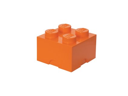 LEGO úložný box 4 - oranžová