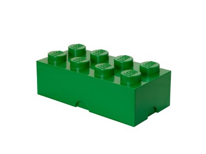 LEGO úložný box 8 - tmavo zelená