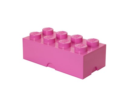 LEGO úložný box 8 - ružová