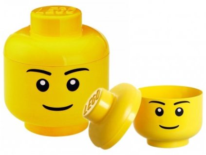 LEGO úložná hlava (veľkosť L) - chlapec