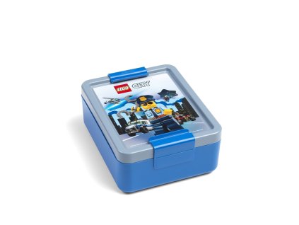 LEGO City box na desiatu - modrá