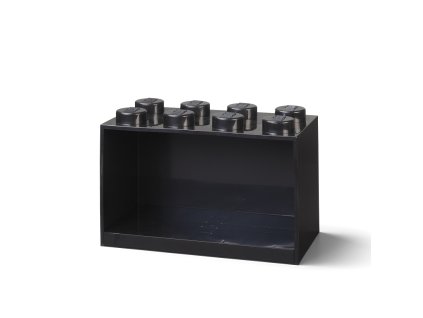 LEGO Brick 8 závesná polica - čierna