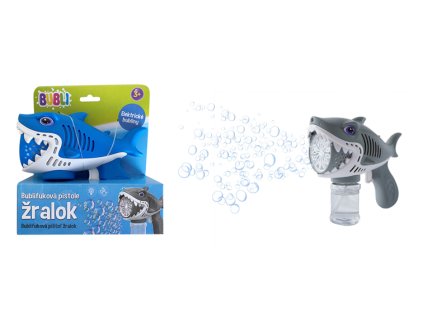 BUBLI Bublifuková pištoľ žralok