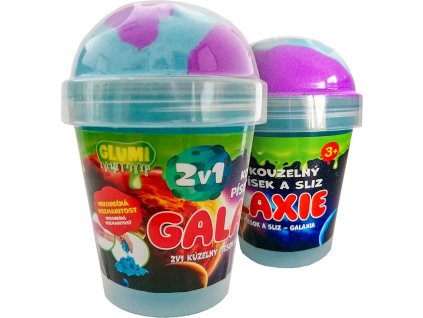 GLUMI 2v1 Kúzelný piesok a sliz Galaxie