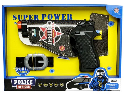 PLEJO Policajná pištoľ s opaskom
