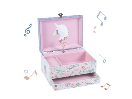 PLEJO Hudobná hracia skrinka - Jednorožec