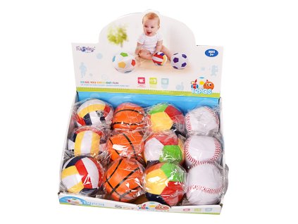 SPORTO Loptička rôzne druhy 10 cm