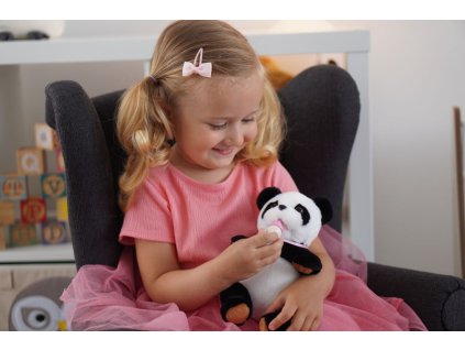 STEPPOS Interaktívna panda s fľaštičkou