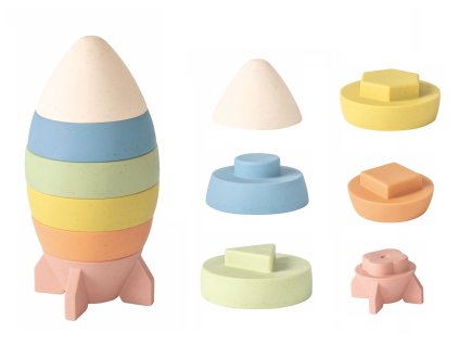 ZIRO Stohovacia raketa tvary