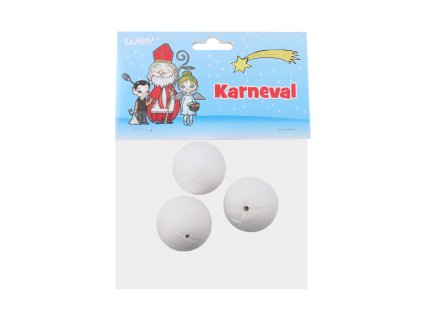 Vatovka koule průměr 40mm, 3ks