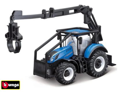 Bburago  Farm Traktor 10cm New Holland T7.315 HD - lesní traktor