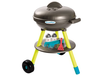 Záhradný gril čierny s príslušenstvom