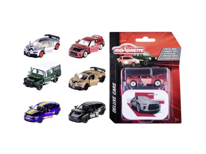 Autíčko Deluxe Cars 7,5 cm, 6 druhov