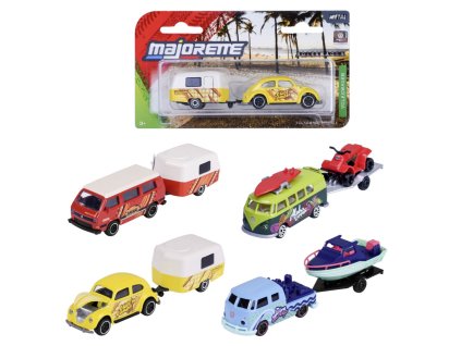 Autíčko s prívesom VW The Originals Trailer, 4 druhy