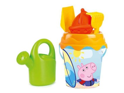 Vedierko Peppa Pig s krhličkou a prísl., stredné