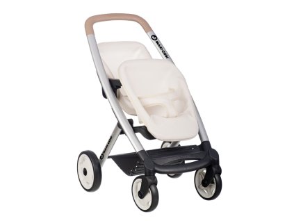 Športový kočík pre bábiky dvojčatá Maxi Cosi béžový