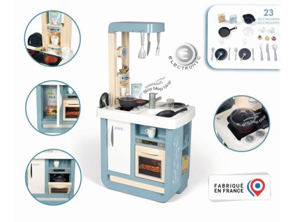 Kuchynka Bon Appetit elektronická, modro-biela