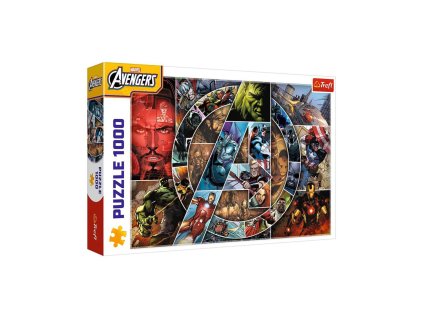 Puzzle Avengers: Hrdinové 1000 dílků 68,3x48cm v krabici 40x27x6cm