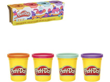 HASBRO PLAY-DOH Kreativní set modelína 4 kelímky dobroty mix barev