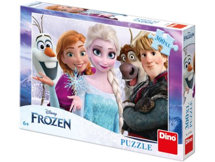 DINO Puzzle XL Frozen Dobrodružství 300 dílků 47x33cm skládačka