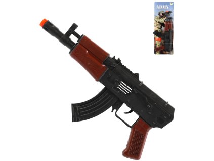 Samopal vojenský dětská army zbraň jiskřící na setrvačník plast