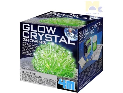 MAC TOYS Svítící krystaly experimentální set výroba krystalů malý geolog