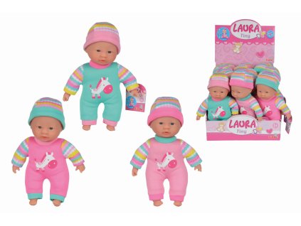 Bábika Tiny Laura 20 cm, 3 druhy, 12DP