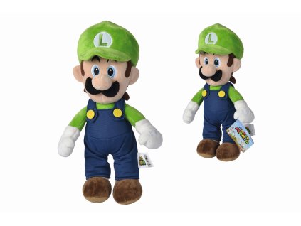 Plyšová figúrka Super Mario Luigi, 30 cm