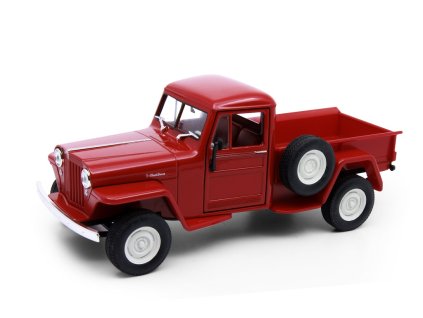 Welly Jeep Willys Pickup model 1:24 oranžový