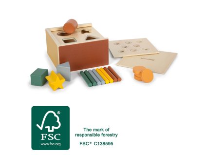 small foot Montessori multifunkční vhazování