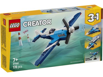 LEGO CREATOR Závodní letadlo 3v1 31160 STAVEBNICE