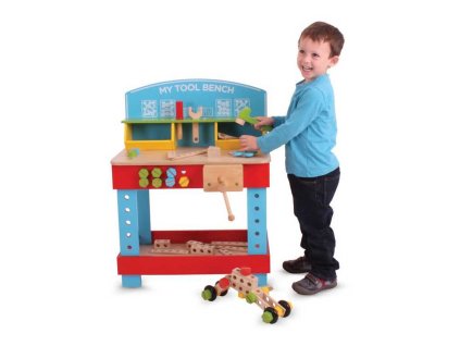 Bigjigs Toys Dřevěný pracovní stůl