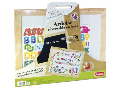 Jeujura Dřevěná multifunkční nástěnná tabule 58x45 cm