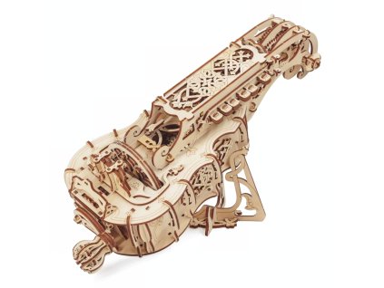 Ugears 3D dřevěné mechanické puzzle Niněra (Hurdy-Gurdy)