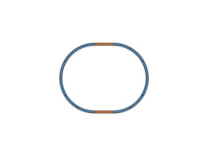 Piko Sada kolejí A (základní ovál) - 55300