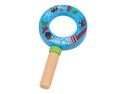 Bigjigs Toys minilupa 1ks  modrá