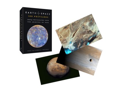 Chronicle Books Země a vesmír z archivů NASA 100 ks pohlednic