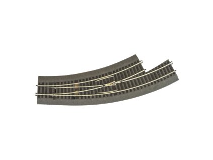Roco Line Výhybka BWL3/4 oblouková levá s podložím - 42572