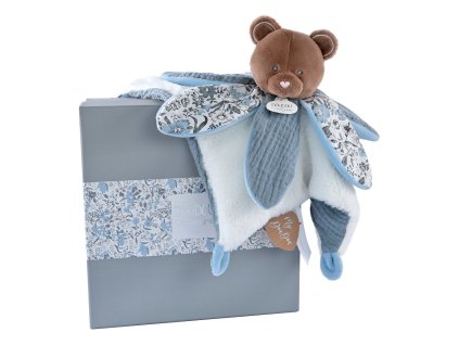 Doudou Dárková sada - plyšový medvídek muchláček