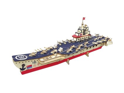 Woodcraft Dřevěné 3D puzzle Letadlová loď