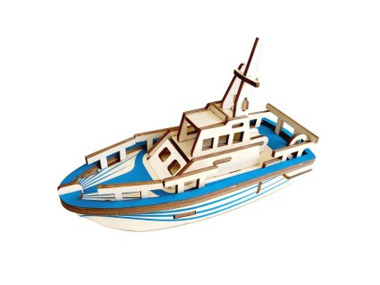 Woodcraft Dřevěné 3D puzzle Loď