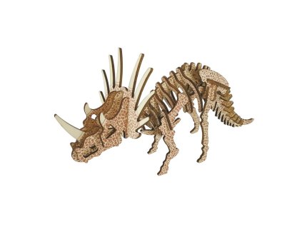 Woodcraft Dřevěné 3D puzzle Triceratops