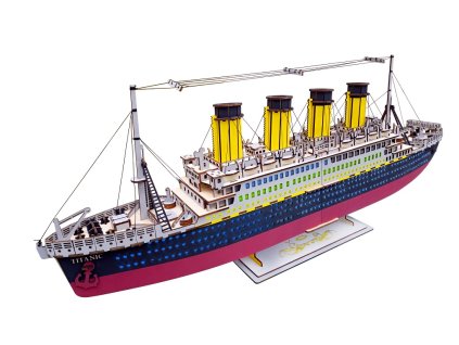 Woodcraft Dřevěné 3D puzzle Titanic