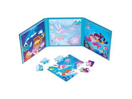 Bino Magnetické puzzle 3v1 mořský svět 61 dílků