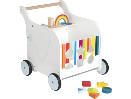 small foot Dřevěné chodítko Toy Box Slon