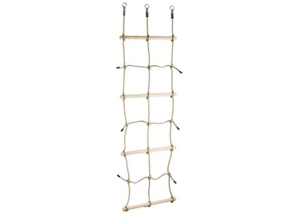 2Kids Toys Šplhací síť s dřevěnými příčkami