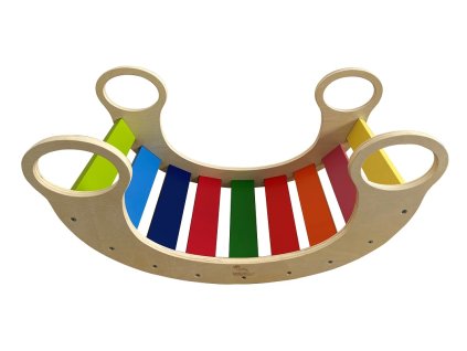 2Kids Toys Montessori duhová houpačka