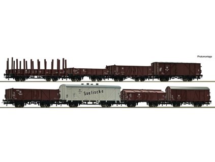 Roco Sada 8 ks Nákladní vagóny, DR - 67127