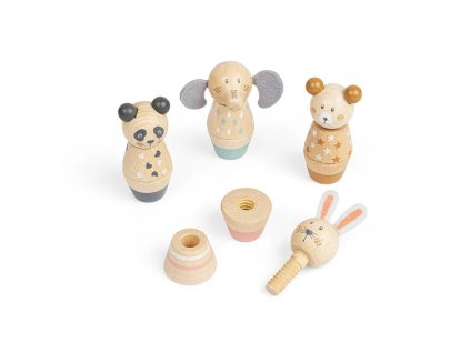 Bigjigs Toys Dřevěné šroubovací zvířátko 1 ks