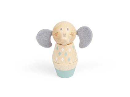 Bigjigs Toys Dřevěné šroubovací zvířátko Slon